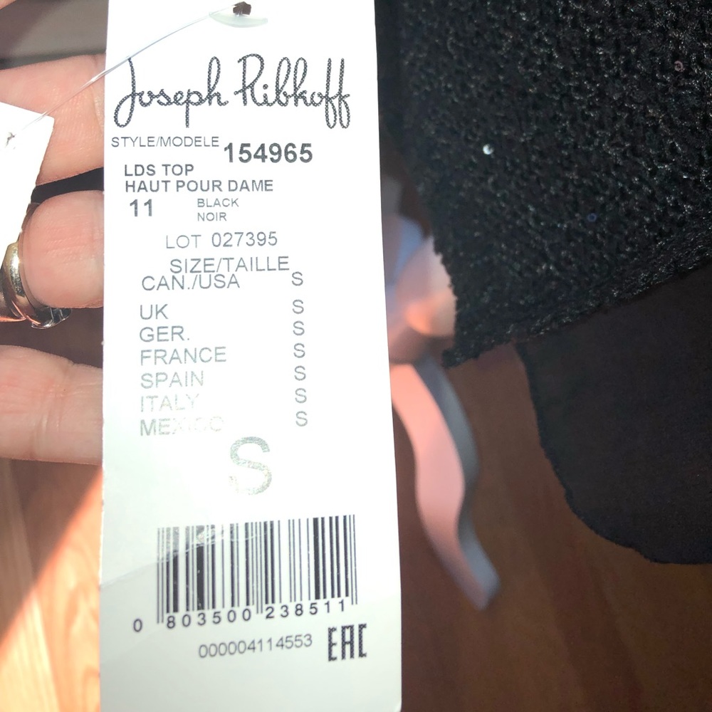 Joseph Ribkoff Sequin Sweater - Picture 4 of 7